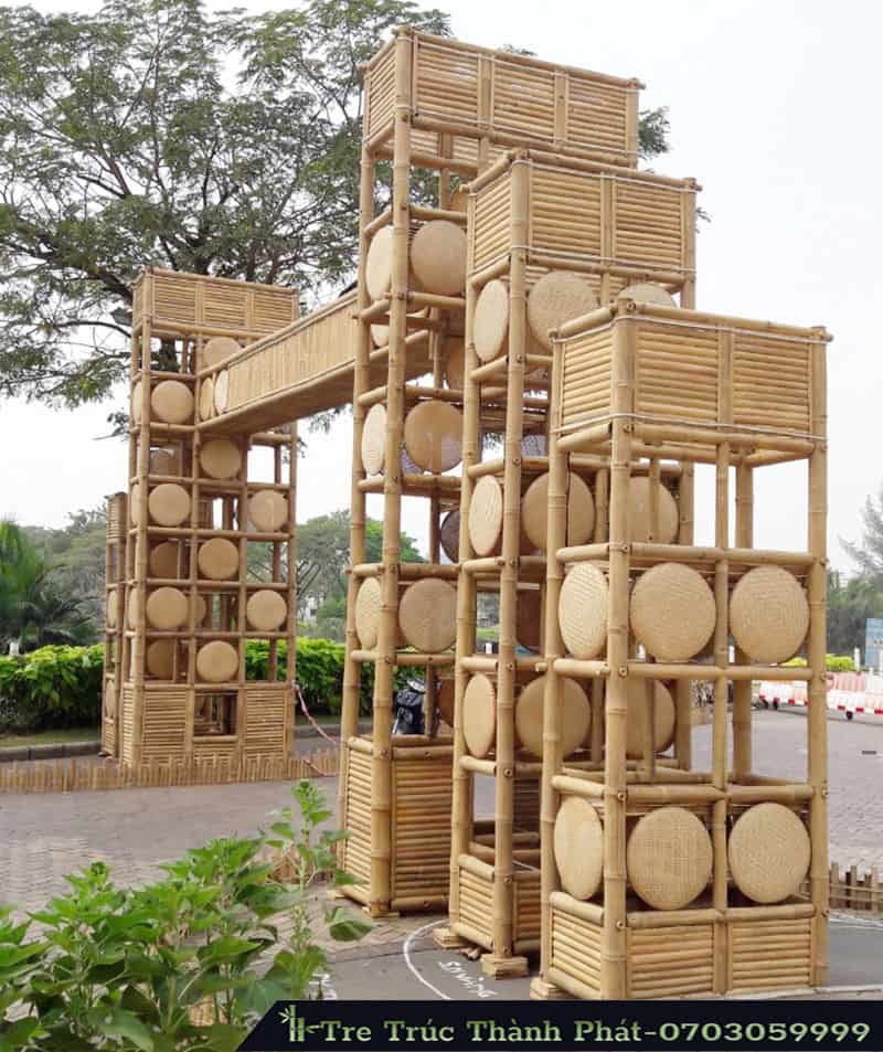 cổng bằng tre