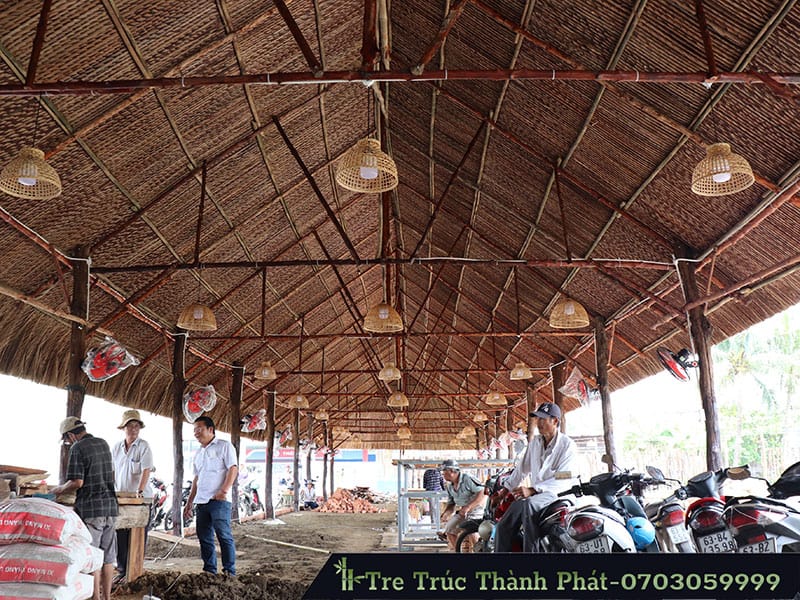 làm nhà lá giá rẻ