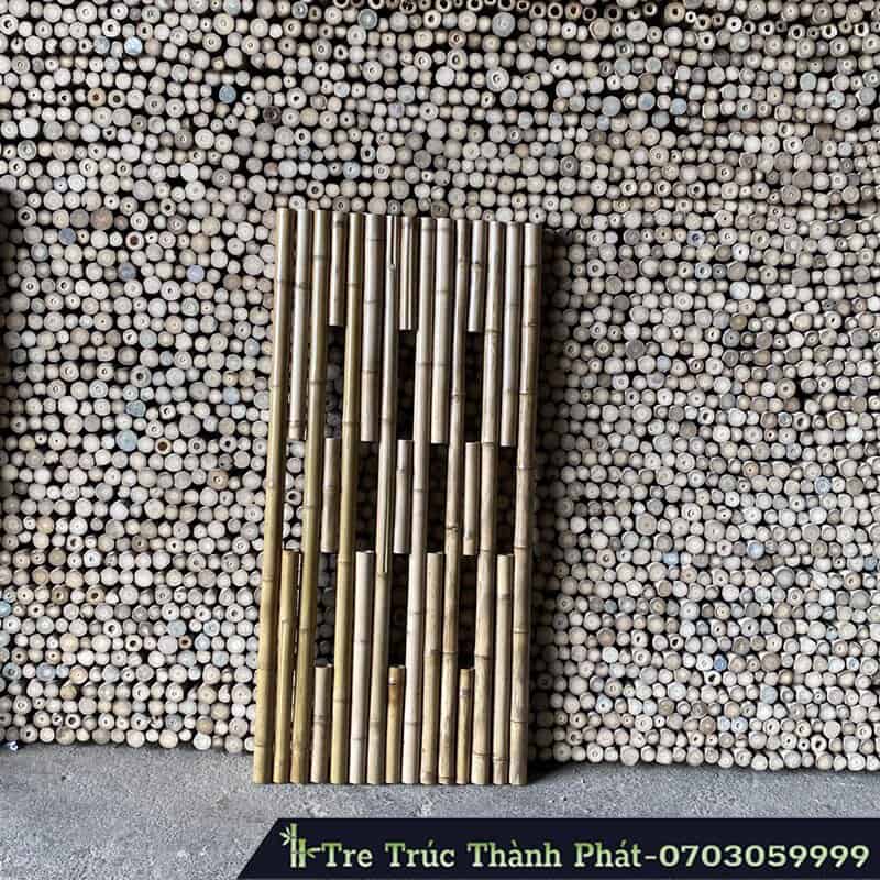 mẫu tre ốp tường