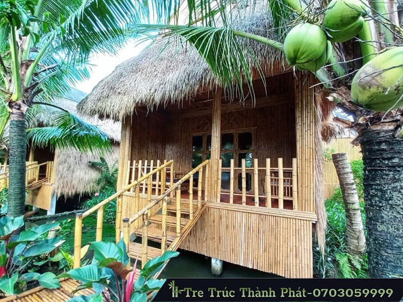 thi công nhà mái lá