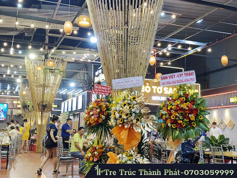 thi công nội thất bằng tre