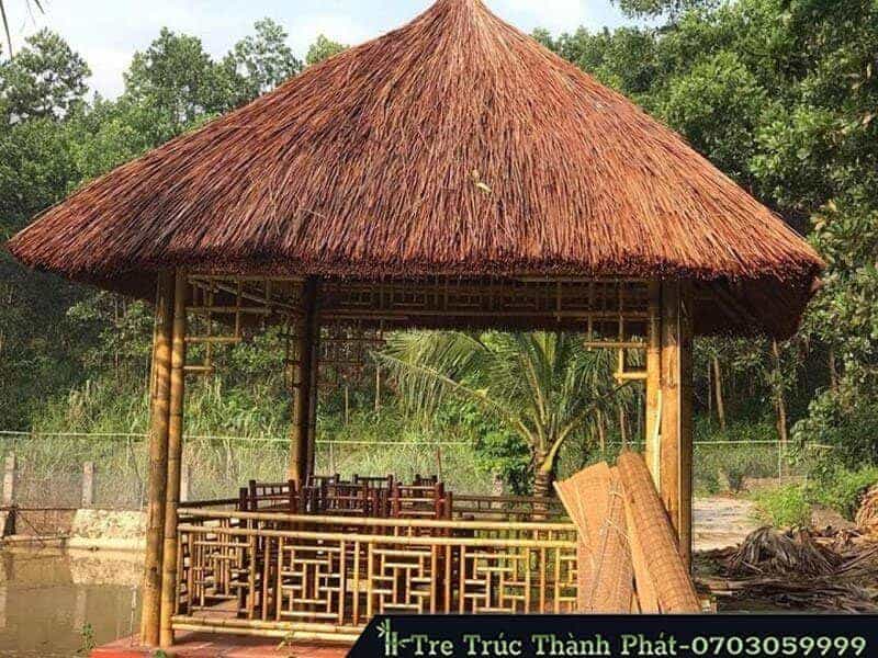 chòi lá sân vườn