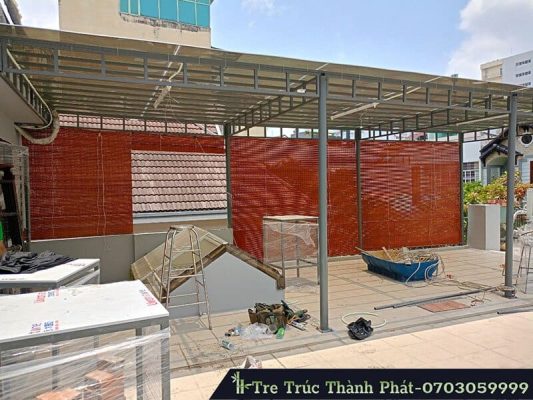 Thi Công Mành Tre Quán Cafe Bình Thạnh