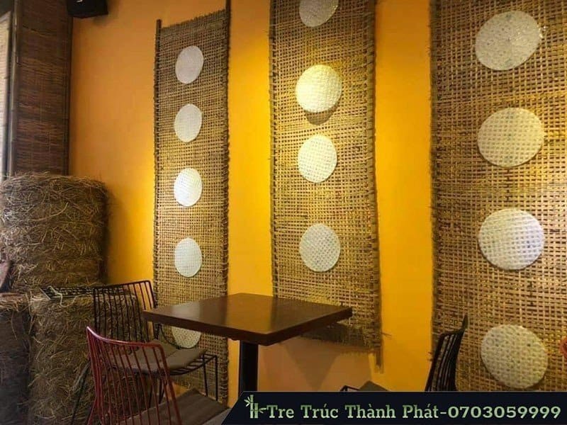 liếp tre trang trí