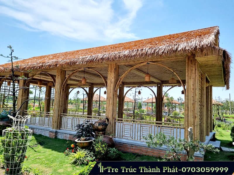 mẫu thiết kế nhà hàng đồng quê