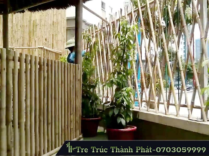 nhà hàng bằng tre