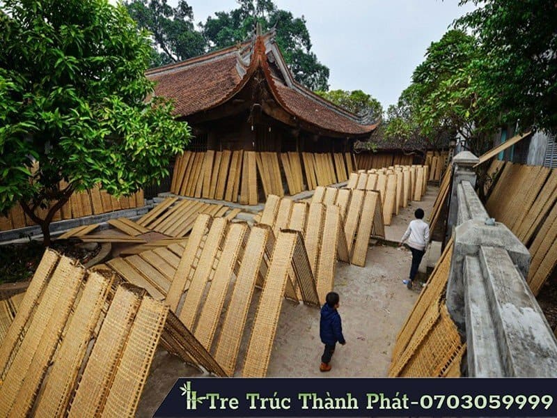 phên tre phơi bánh tráng