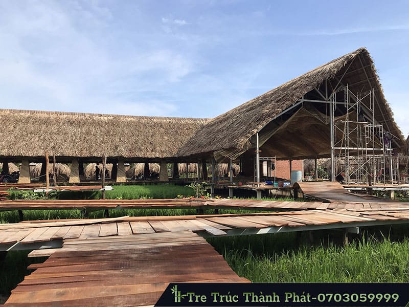 thiết kế nhà hàng đồng quê