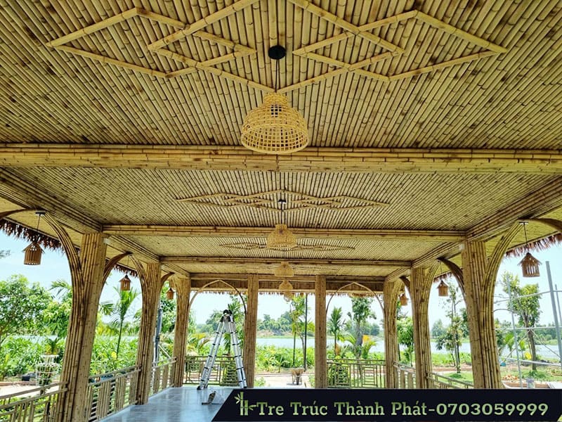 thiết kế nhà hàng phong cách đồng quê