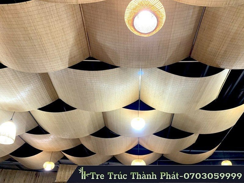 trần tre decor trần nhà