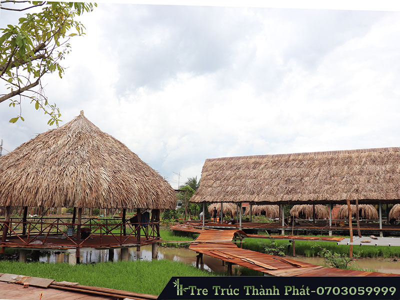 trang trí quán ăn đồng quê